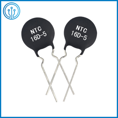2 termistor de limitação atual 18D-5 16D-5 16Ohm 5mm 0.6A do poder de Pin Radial Leaded NTC