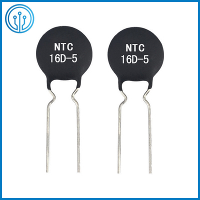 2 termistor de limitação atual 18D-5 16D-5 16Ohm 5mm 0.6A do poder de Pin Radial Leaded NTC