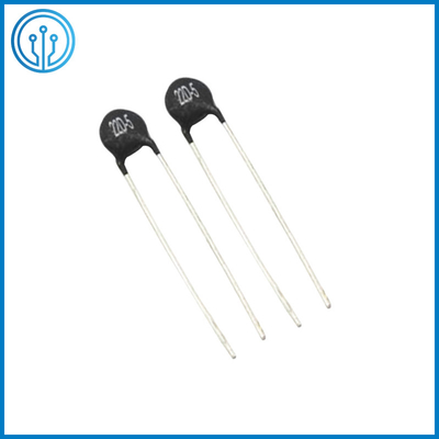 Tipo preto resistor térmico 22D-5 25D-5 do disco da resina fenólico do termistor do poder NTC