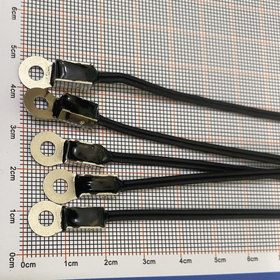 Sensor de temperatura NTC de superfície encapsulada em epoxi 10K 1% 3950 Com diâmetro 3,7 mm O Anel e conector XH-2Y