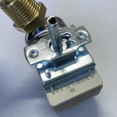O termo-estado de um tubo capilar de lâmpada ajustável 290F 16A WTA é o termo-estado de um interruptor bimetal com 3/8' de fio NPT