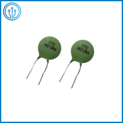 Resistor revestido silicone do coeficiente de temperatura do positivo do termistor 10MM de MZ126A 25C PTC