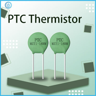 Termistor cerâmico Degaussing do coeficiente do positivo do termistor 7.5MM de MZ71 18OHM PTC