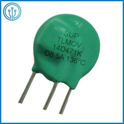 Proteção do impulso do varistor de óxido metálico de varistor de óxido metálico 136C do disco de TLMOV 14D 20D 25D