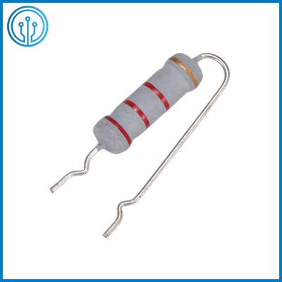 Resistor 750V cilíndrico do óxido de metal 5W 5% resistor MOF da ferida do fio de 25 ohms