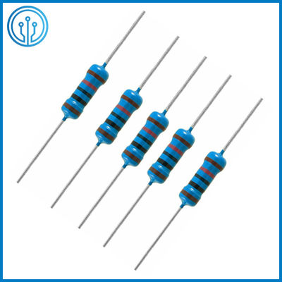 da ferida Leaded axial do fio do resistor do óxido de metal do OHM 0.25W 0,5% 10M resistores variáveis