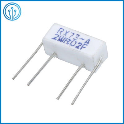 5 resistor cilíndrico da ferida do fio do resistor 100W da ferida do fio do resistor do CR MOF do OHM