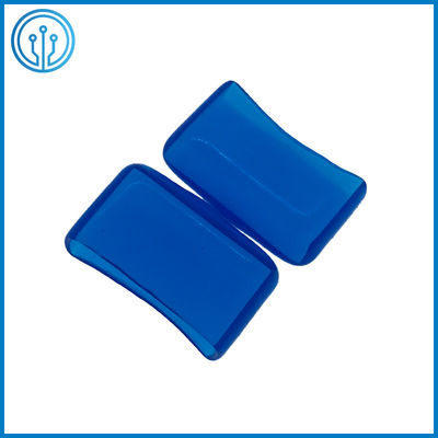 da tampa transparente cerâmica de vidro ROHS do fusível do PVC 30A de 5x20mm bloco azul do suporte do fusível