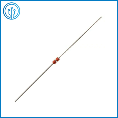 O tipo vidro do diodo encapsulou o termistor discreto MF58 1.388M 1% 4500 de NTC