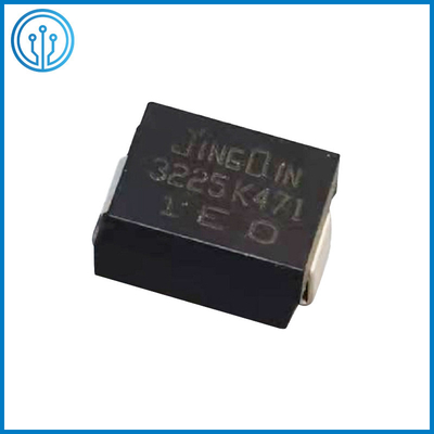 Varistor de óxido metálico de superfície encapsulado plástico de pensamento 3225 07D471K da montagem da cruz de TVB